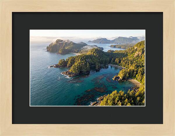 Haida Gwaii Coastline From Above
