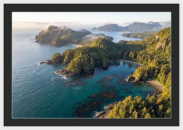 Haida Gwaii Coastline From Above