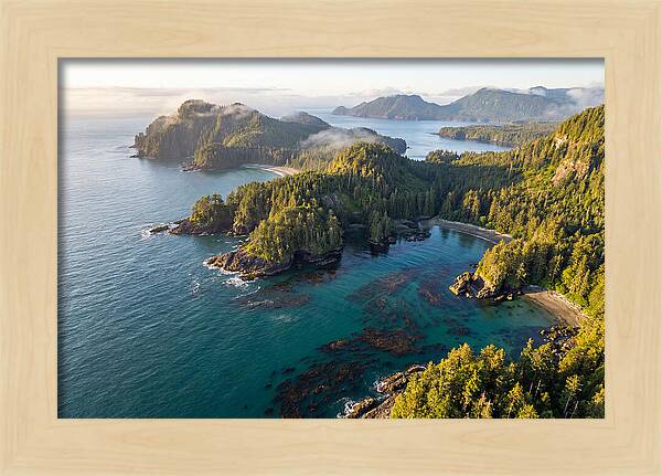 Haida Gwaii Coastline From Above