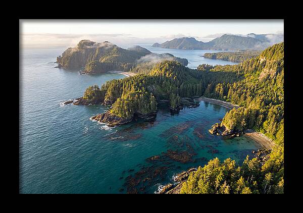 Haida Gwaii Coastline From Above