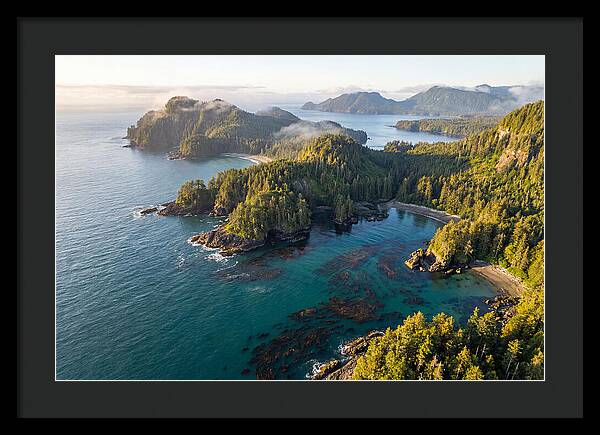 Haida Gwaii Coastline From Above
