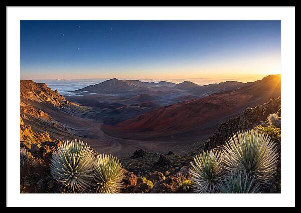 Haleakala Crater At Dawn