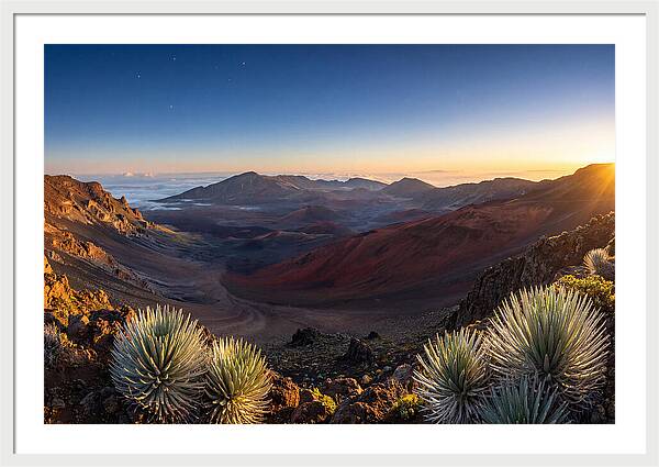 Haleakala Crater At Dawn
