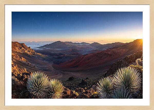Haleakala Crater At Dawn