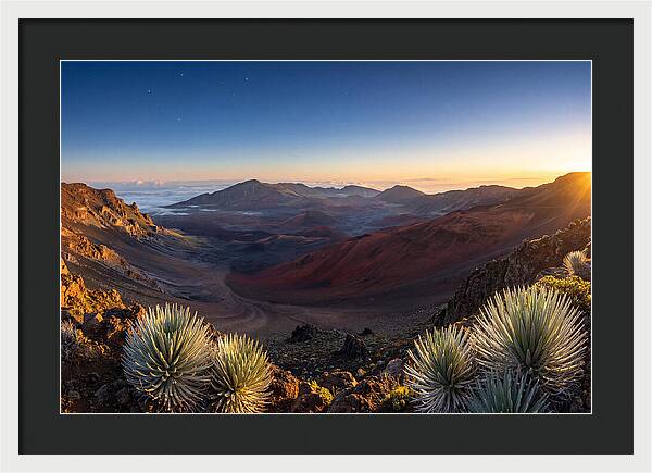 Haleakala Crater At Dawn