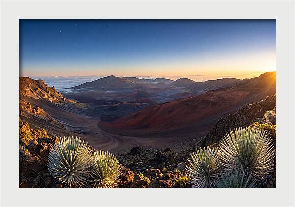 Haleakala Crater At Dawn