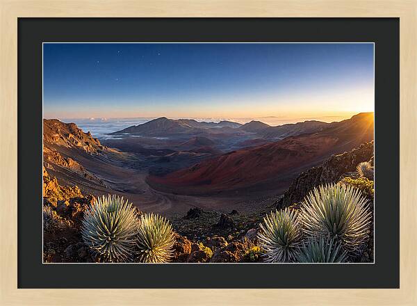 Haleakala Crater At Dawn