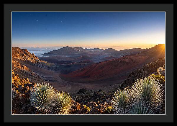 Haleakala Crater At Dawn