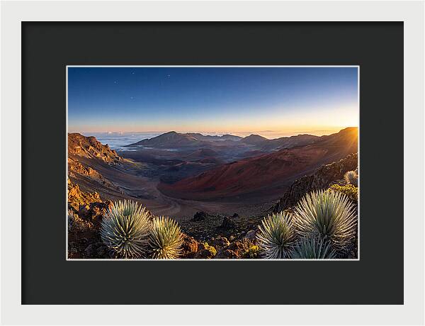 Haleakala Crater At Dawn