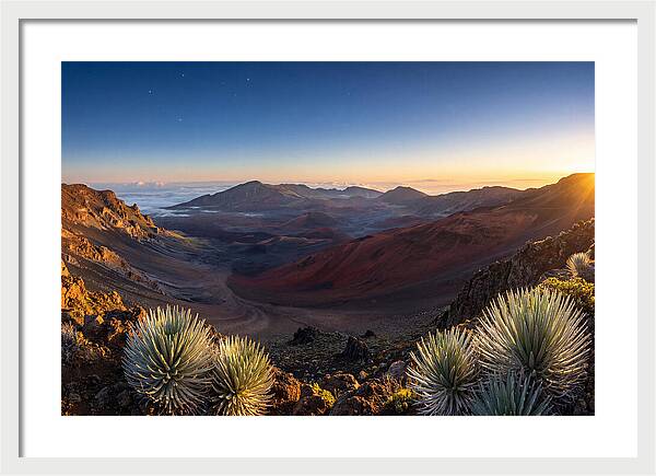 Haleakala Crater At Dawn