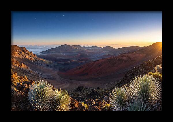 Haleakala Crater At Dawn
