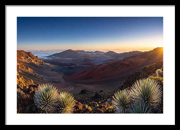 Haleakala Crater At Dawn