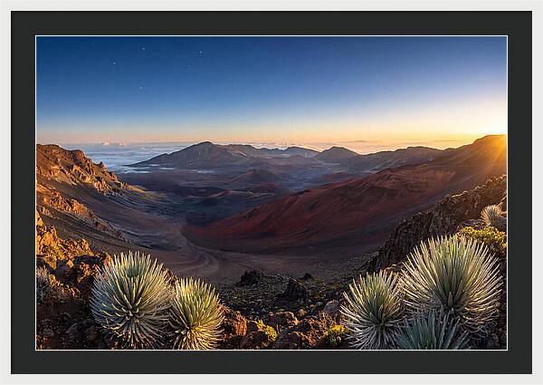 Haleakala Crater At Dawn