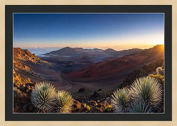 Haleakala Crater At Dawn
