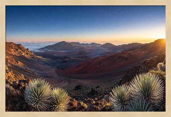 Haleakala Crater At Dawn