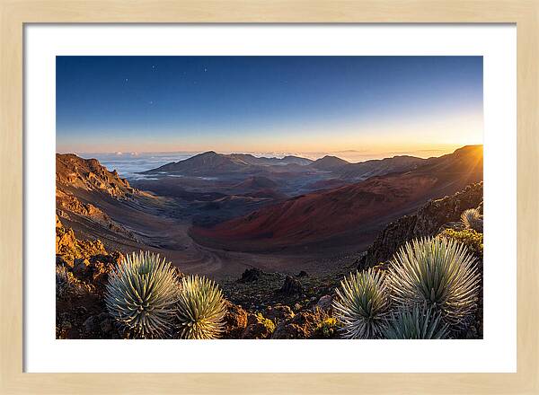 Haleakala Crater At Dawn