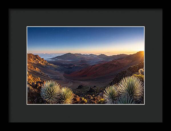Haleakala Crater At Dawn