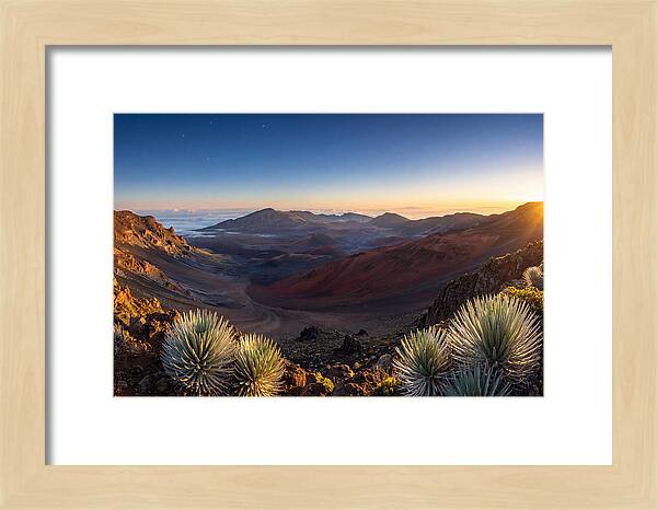 Haleakala Crater At Dawn