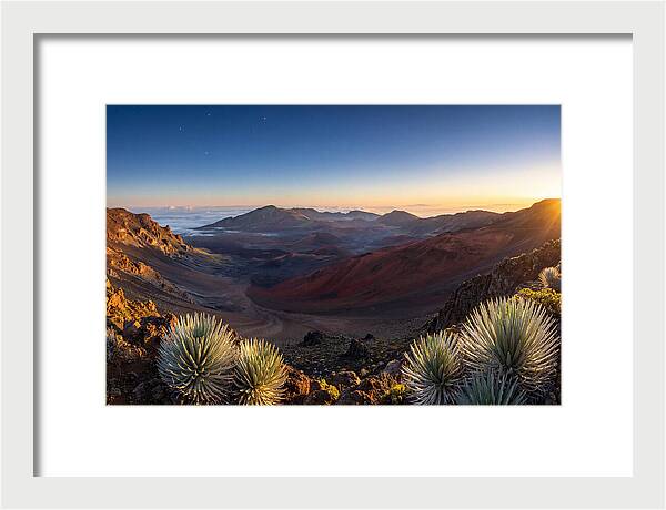 Haleakala Crater At Dawn