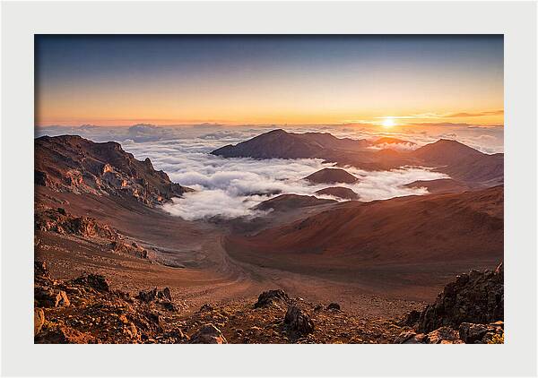 Haleakala Dawn Above The Crater