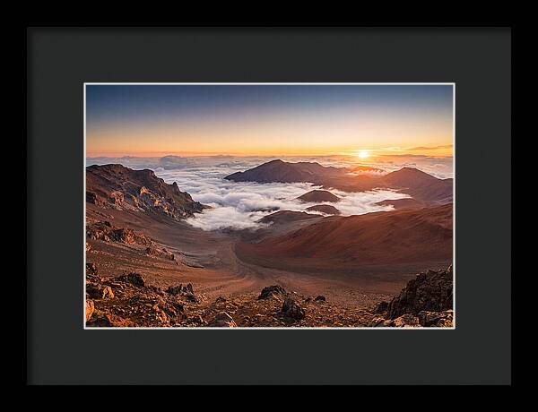 Haleakala Dawn Above The Crater