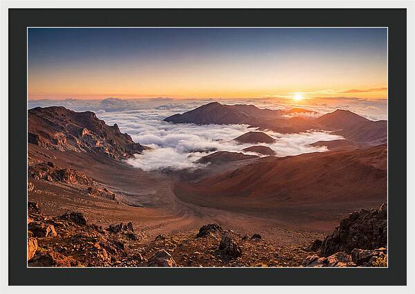 Haleakala Dawn Above The Crater