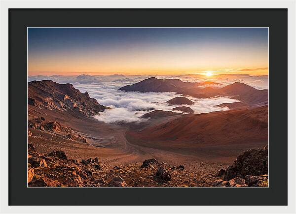 Haleakala Dawn Above The Crater