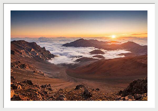 Haleakala Dawn Above The Crater