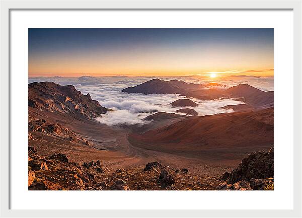 Haleakala Dawn Above The Crater