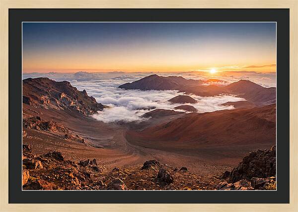 Haleakala Dawn Above The Crater