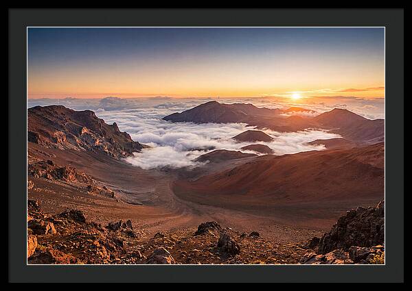 Haleakala Dawn Above The Crater