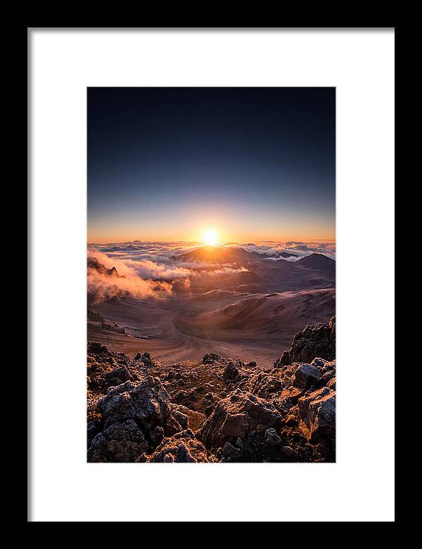 Haleakala Sunrise Over Clouds