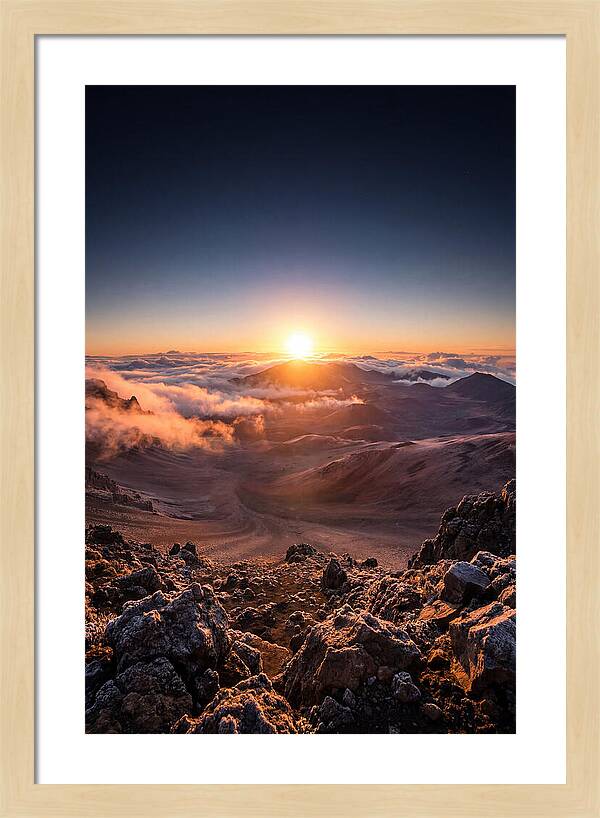Haleakala Sunrise Over Clouds