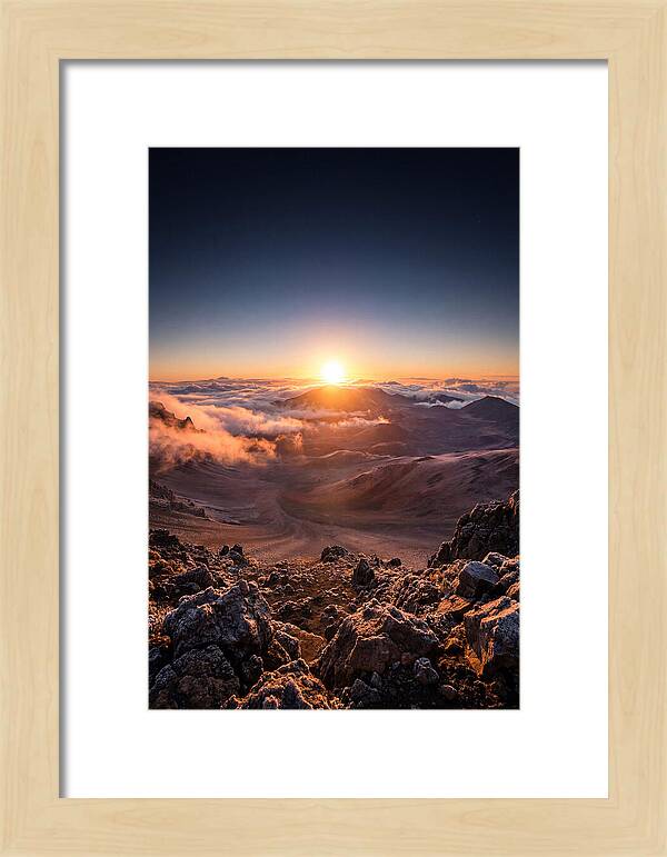 Haleakala Sunrise Over Clouds