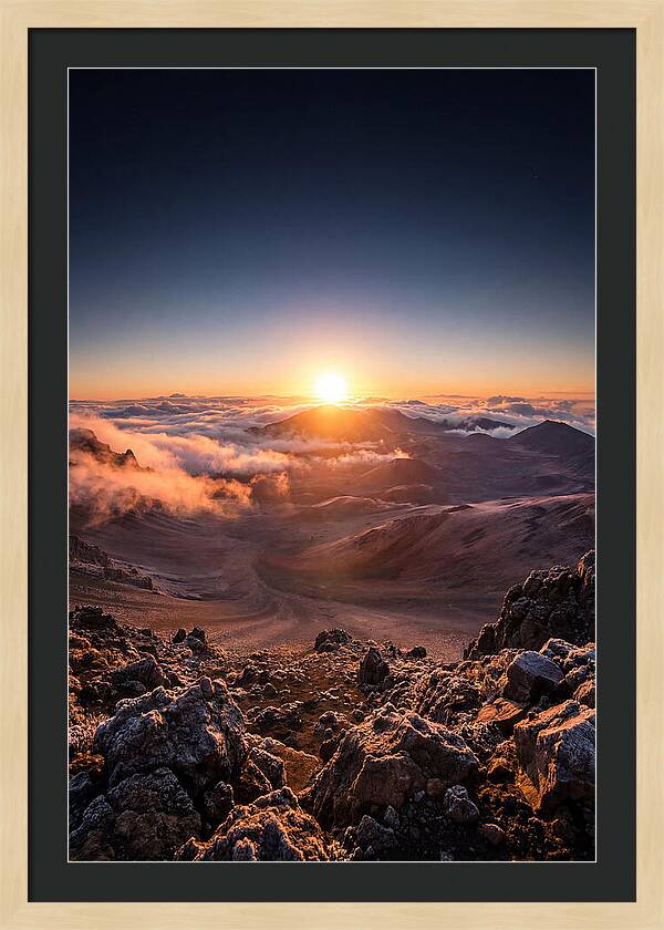Haleakala Sunrise Over Clouds