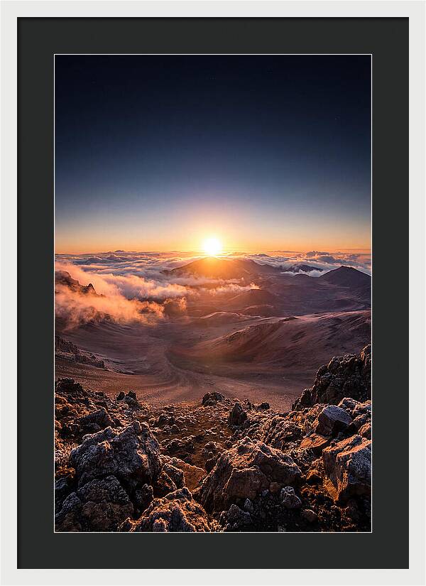 Haleakala Sunrise Over Clouds