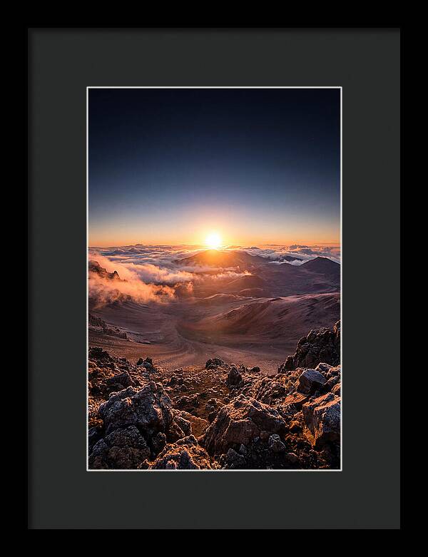 Haleakala Sunrise Over Clouds