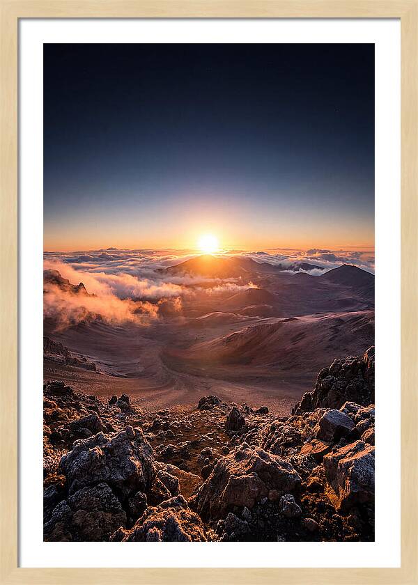 Haleakala Sunrise Over Clouds