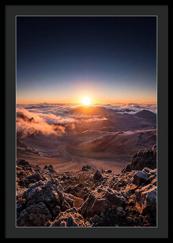 Haleakala Sunrise Over Clouds