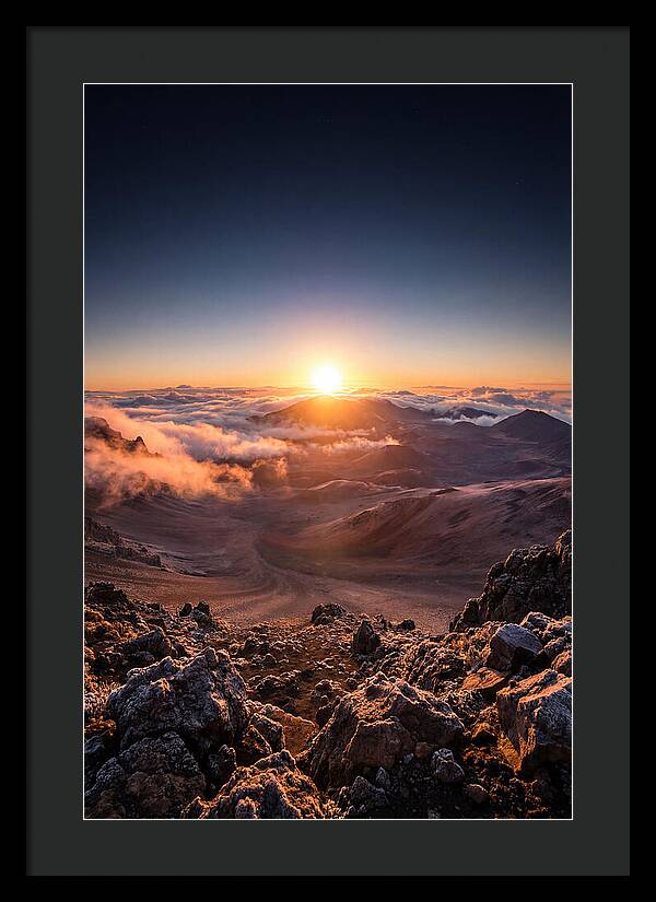 Haleakala Sunrise Over Clouds