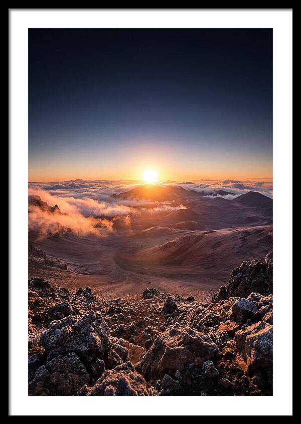 Haleakala Sunrise Over Clouds