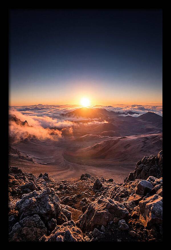 Haleakala Sunrise Over Clouds