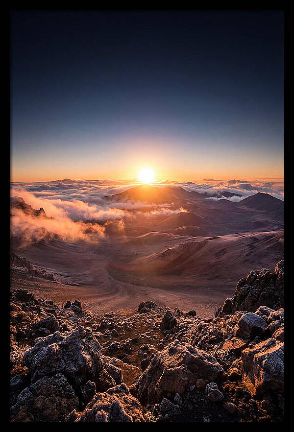 Haleakala Sunrise Over Clouds