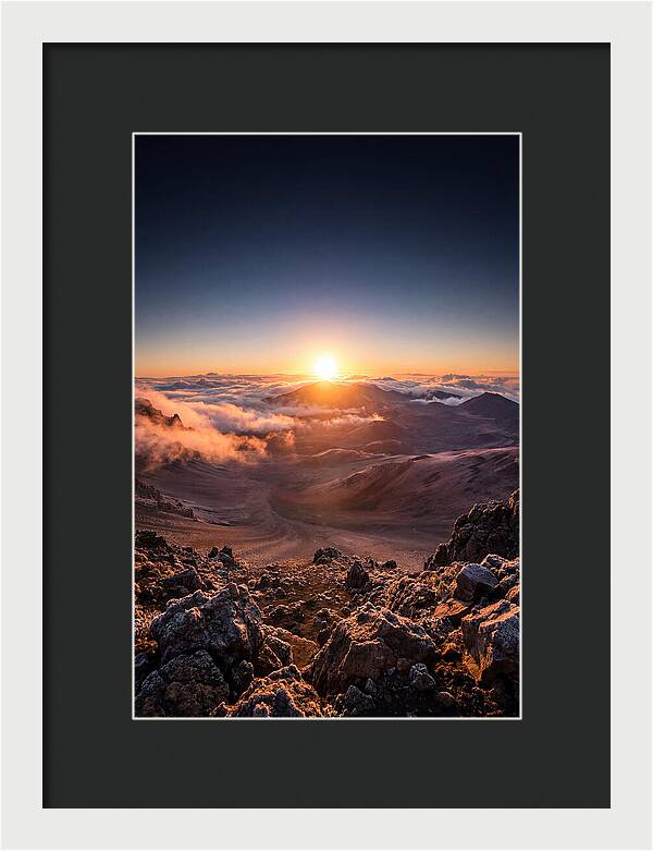 Haleakala Sunrise Over Clouds