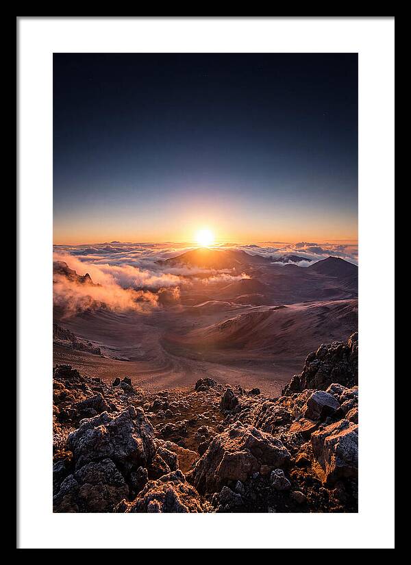Haleakala Sunrise Over Clouds