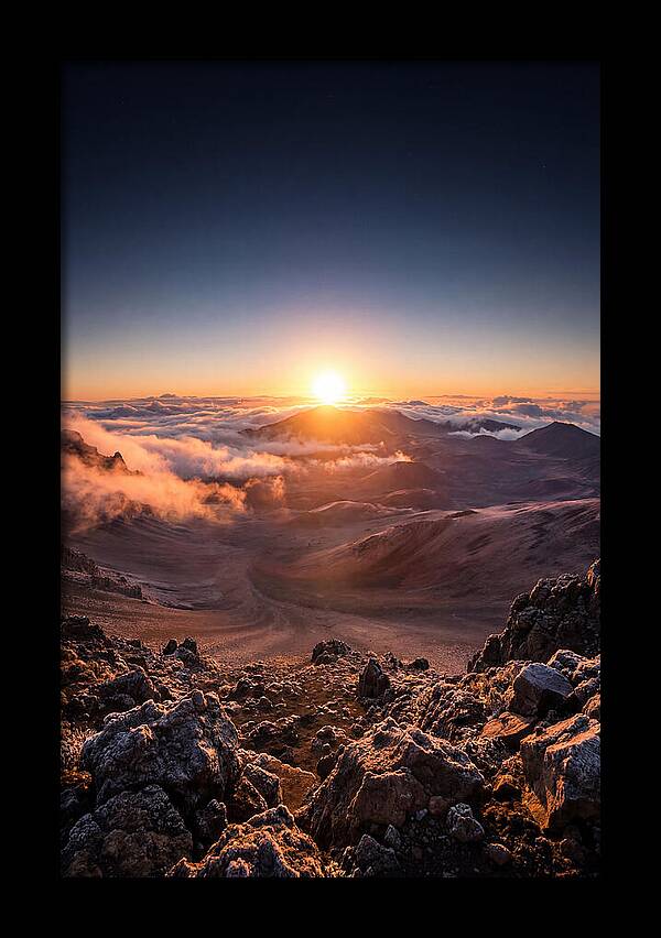 Haleakala Sunrise Over Clouds