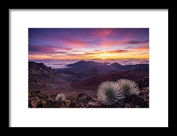 Haleakala Sunrise Over Crater