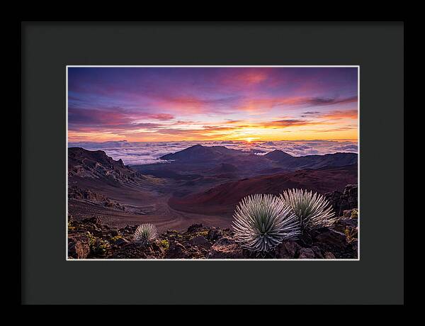 Haleakala Sunrise Over Crater