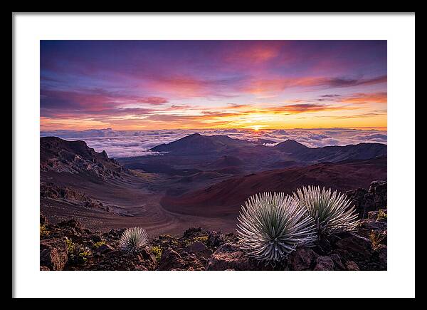 Haleakala Sunrise Over Crater
