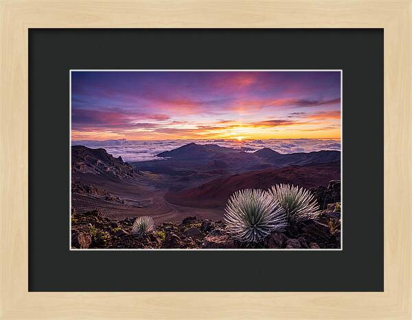 Haleakala Sunrise Over Crater